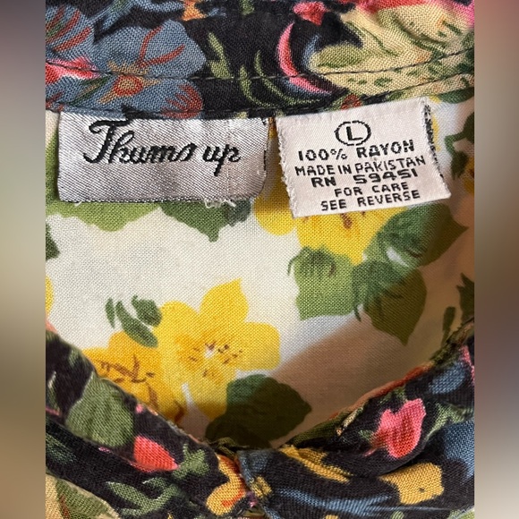 Floral Patchwork Shirt size L - Picture 9 of 12
